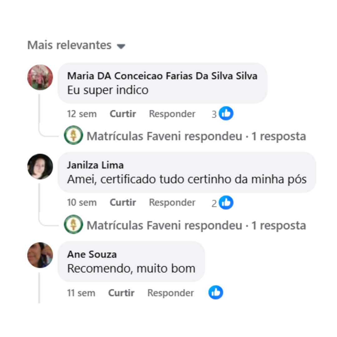 Depoimento de aluno 1